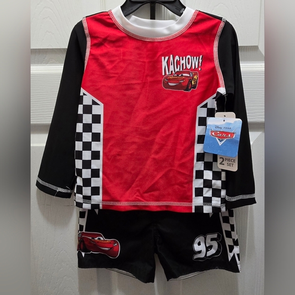 Kids' Character Swimwear Set, Cars, Bluey, Spiderman Or Mickey, Price Is For 1 - Picture 2 of 16